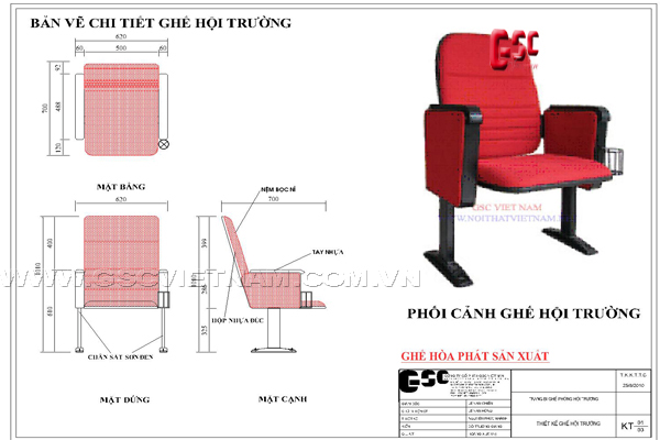 Ghe hoi truong cao cap TC314U